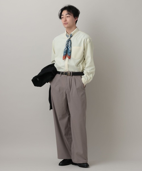 RAGEBLUE（レイジブルー）の「2WAY SET RING SCARF/リング付き柄スカーフ（バンダナ/スカーフ・メンズ・ダークブラウン/ネイビー/ブラック・FREE）」の13枚目の写真