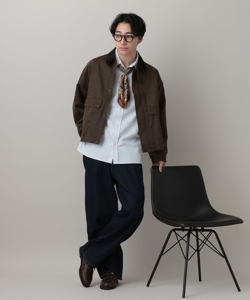 RAGEBLUE（レイジブルー）の「2WAY SET RING SCARF/リング付き柄スカーフ（バンダナ/スカーフ・メンズ・ダークブラウン/ネイビー/ブラック・FREE）」の16枚目の写真