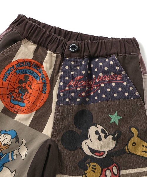 F.O.KIDS(エフオーキッズ)の「F.O.KIDS/エフオーキッズ ディズニーキャラクターGOOD OLD ウエストゴム ショーツ 秋 秋服 2026年秋冬(その他パンツ・キッズ・ブラウン/レインボー・140/150/160)」の12枚目の写真