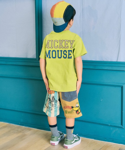 F.O.KIDS(エフオーキッズ)の「F.O.KIDS/エフオーキッズ ディズニーキャラクターGOOD OLD ウエストゴム ショーツ 秋 秋服 2026年秋冬(その他パンツ・キッズ・ブラウン/レインボー・140/150/160)」の10枚目の写真