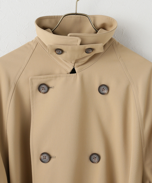 JOURNAL STANDARD(ジャーナルスタンダード)の「ポリエステルギャバダブルカラートレンチコート(トレンチコート・レディース・ベージュ・36/38)」の8枚目の写真
