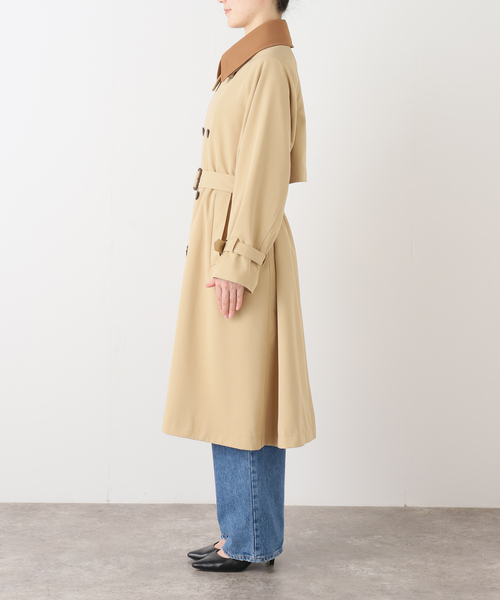 JOURNAL STANDARD(ジャーナルスタンダード)の「ポリエステルギャバダブルカラートレンチコート(トレンチコート・レディース・ベージュ・36/38)」の17枚目の写真