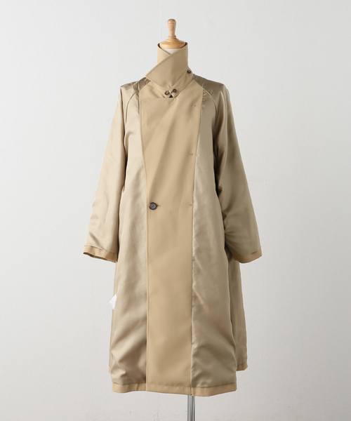JOURNAL STANDARD（ジャーナルスタンダード）の「ポリエステルギャバダブルカラートレンチコート（トレンチコート・レディース・ベージュ・36/38）」の19枚目の写真