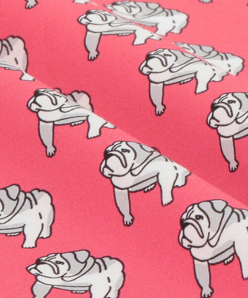 UNITED ARROWS（ユナイテッドアローズ）の「＜Dieffe Kinloch＞Bulldog ハンカチ（バンダナ/スカーフ・メンズ・シャーベット/オレンジ・FREE）」の6枚目の写真