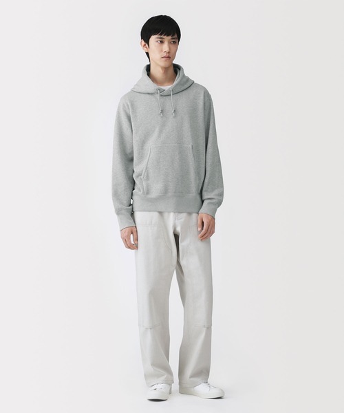 MUJI Labo(ムジラボ)の「〔MUJI Labo〕紳士 昔ながらの製法で編み立てたスウェットパーカ(パーカー・メンズ・ダークネイビー/グレー/ブラック・L/M/S/XL)」の7枚目の写真