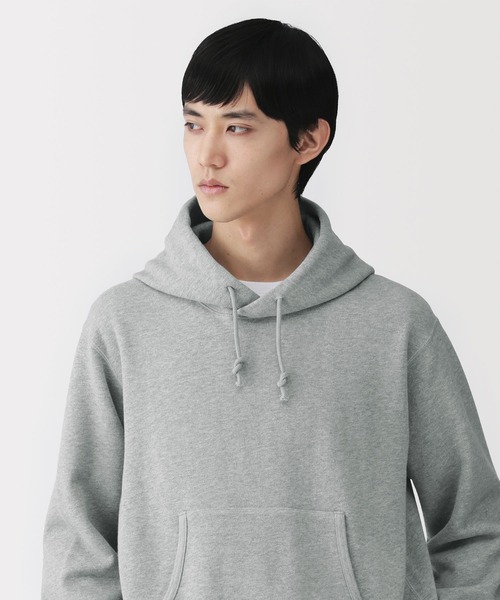 MUJI Labo(ムジラボ)の「〔MUJI Labo〕紳士 昔ながらの製法で編み立てたスウェットパーカ(パーカー・メンズ・ダークネイビー/グレー/ブラック・L/M/S/XL)」の10枚目の写真