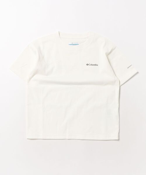 Columbia（コロンビア）の「columbia/コロンビア リラックスフィット綿混ショートスリーブTシャツ（Tシャツ/カットソー・キッズ・ブラック/ダークグリーン/ホワイト・L/M/S）」の2枚目の写真