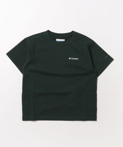 Columbia（コロンビア）の「columbia/コロンビア リラックスフィット綿混ショートスリーブTシャツ（Tシャツ/カットソー・キッズ・ブラック/ダークグリーン/ホワイト・L/M/S）」の3枚目の写真