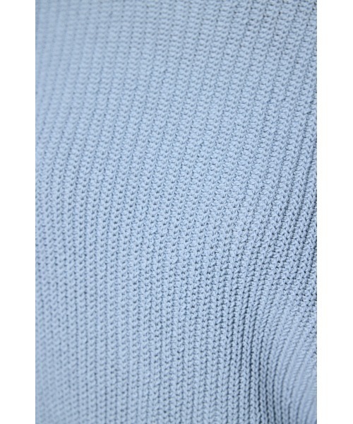 AZUL by moussy(アズールバイマウジー)の「畔編みリラックスニットトップス(ニット/セーター・レディース・アイボリー/ライトブルー/ライトイエロー/ネイビー・FREE)」の21枚目の写真