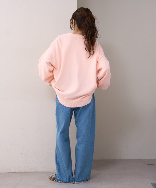 WILLOW(ウィロー)の「【willow】cottonニットカーデ(カーディガン/ボレロ・レディース・サックスブルー/イエロー/ピンク・ONE SIZE)」の10枚目の写真