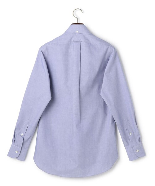 J.PRESS（ジェイプレス）の「【PREMIUM PLEATS / 形態安定】スーピマコットンエンドオンエンド シャツ / B.D.（シャツ/ブラウス・メンズ・ネイビー系・首回り43cm-裄丈86cm/首回り42cm-裄丈86cm/首回り41cm-裄丈85cm/首回り40cm-裄丈85cm/首回り39cm-裄丈84cm/首回り38cm-裄丈84cm/首回り37cm-裄丈82cm）」の3枚目の写真