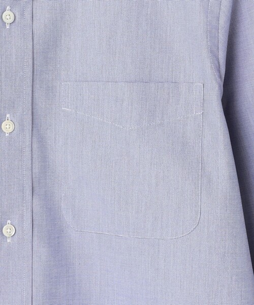 J.PRESS（ジェイプレス）の「【PREMIUM PLEATS / 形態安定】スーピマコットンエンドオンエンド シャツ / B.D.（シャツ/ブラウス・メンズ・ネイビー系・首回り43cm-裄丈86cm/首回り42cm-裄丈86cm/首回り41cm-裄丈85cm/首回り40cm-裄丈85cm/首回り39cm-裄丈84cm/首回り38cm-裄丈84cm/首回り37cm-裄丈82cm）」の7枚目の写真
