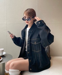 RAY CASSIN | 【SET UPで着られる！】ウエストシェイプデニムGジャン(デニムジャケット)