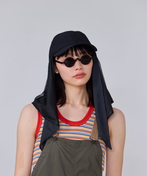 OVERRIDE（オーバーライド）の「OVERRIDE  HEATLOCK SCARF CAP SGP / オーバーライド（キャップ・レディース・ブラック/ピンク/ホワイト・58cm）」の18枚目の写真
