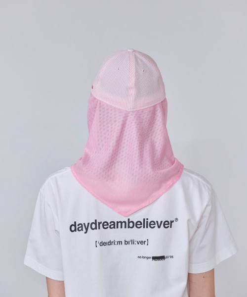 OVERRIDE（オーバーライド）の「OVERRIDE  HEATLOCK SCARF CAP SGP / オーバーライド（キャップ・レディース・ブラック/ピンク/ホワイト・58cm）」の6枚目の写真