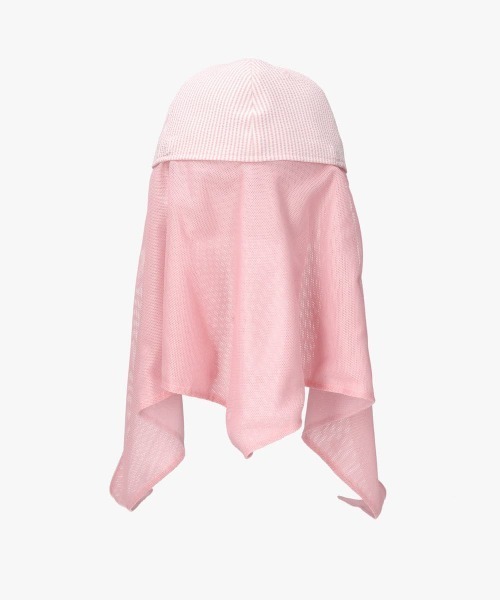 OVERRIDE（オーバーライド）の「OVERRIDE  HEATLOCK SCARF CAP SGP / オーバーライド（キャップ・レディース・ブラック/ピンク/ホワイト・58cm）」の11枚目の写真