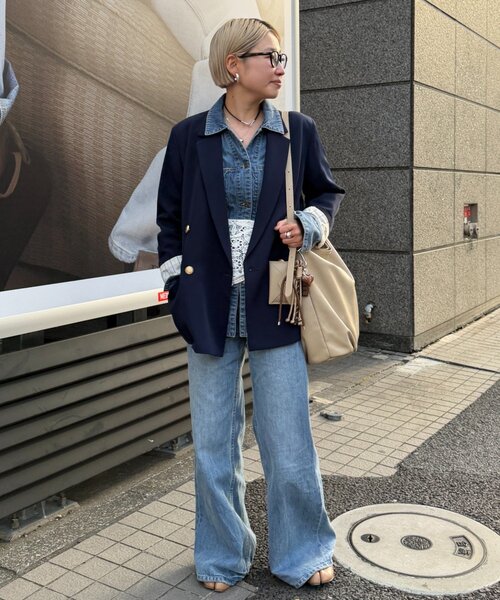 LOUNGEDRESS（ラウンジドレス）の「【＠_yoshinosan_【GALENA/ガレナ】スロープワンショルダーBag（トートバッグ・レディース・ベージュ/ブラック・FREE）」の3枚目の写真