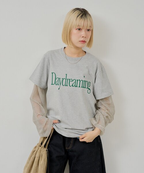 WHIMSIC（ウィムジック）の「【UNISEX/新色追加】シアーボーダーヘンリーネックプルオーバー（ニット/セーター・メンズ・オフホワイト/チャコールグレー/ベージュ・FREE）」の5枚目の写真
