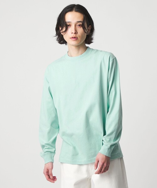 A DAY IN THE LIFE UNITED ARROWS(アデイインザライフユナイテッドアローズ)の「USAコットン リラックス カットソー<A DAY IN THE LIFE>(Tシャツ/カットソー・メンズ・ホワイト/ライム/ライトグレー・M/L)」の3枚目の写真