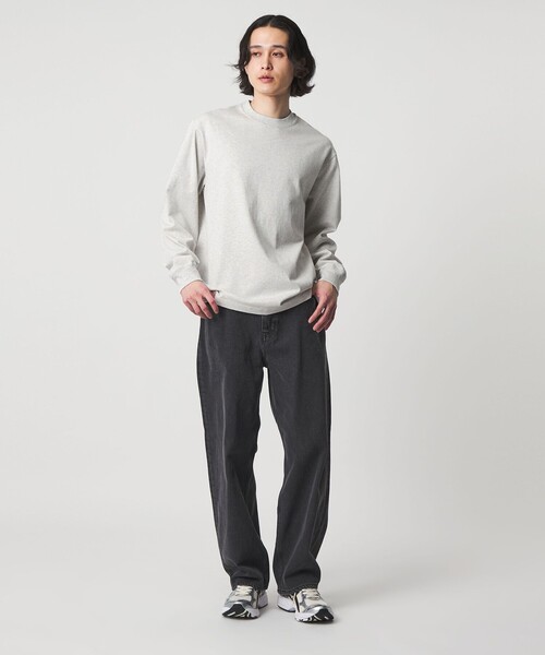 A DAY IN THE LIFE UNITED ARROWS(アデイインザライフユナイテッドアローズ)の「USAコットン リラックス カットソー<A DAY IN THE LIFE>(Tシャツ/カットソー・メンズ・ホワイト/ライム/ライトグレー・M/L)」の18枚目の写真