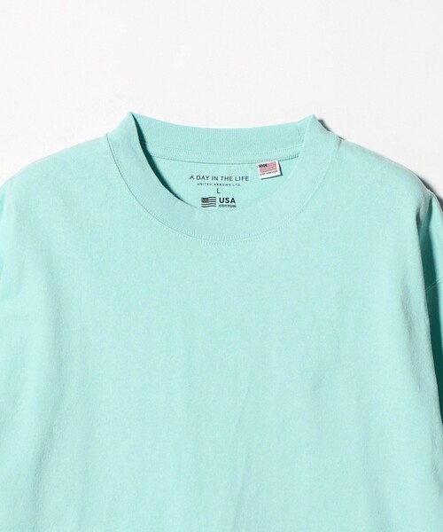 A DAY IN THE LIFE UNITED ARROWS(アデイインザライフユナイテッドアローズ)の「USAコットン リラックス カットソー<A DAY IN THE LIFE>(Tシャツ/カットソー・メンズ・ホワイト/ライム/ライトグレー・M/L)」の8枚目の写真