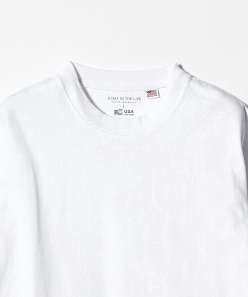 A DAY IN THE LIFE UNITED ARROWS(アデイインザライフユナイテッドアローズ)の「USAコットン リラックス カットソー<A DAY IN THE LIFE>(Tシャツ/カットソー・メンズ・ホワイト/ライム/ライトグレー・M/L)」の10枚目の写真