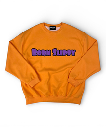 BORN SLIPPY（ボーンスリッピー）の「Born Slippy Logo Sweatshirts (Orange)（スウェット）」