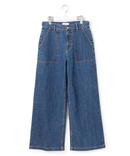 23区 S(ニジュウサンクチイサイサイズ)の「23区DENIM サマー ベイカーパンツ(デニムパンツ・レディース・ネイビー系/ターコイズブルー系/スカイブルー系・34/32/30/28)」の9枚目の写真