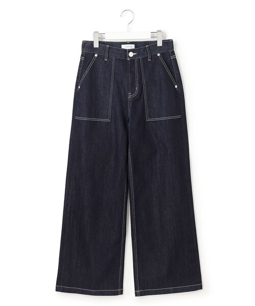 23区 S(ニジュウサンクチイサイサイズ)の「23区DENIM サマー ベイカーパンツ(デニムパンツ・レディース・ネイビー系/ターコイズブルー系/スカイブルー系・34/32/30/28)」の10枚目の写真
