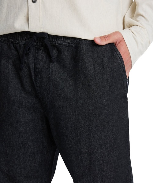 Quiksilver(クイックシルバー)の「QUIKSILVER メンズ TAXER REGULAR DENIM デニムロングパンツ レギュラー ルーズフィット【2026年春夏モデル】/クイックシルバーウエストゴムドローコード付きデニム(デニムパンツ・メンズ・ブラック/ネイビー・LARGE/MEDIUM/X-LARGE)」の6枚目の写真