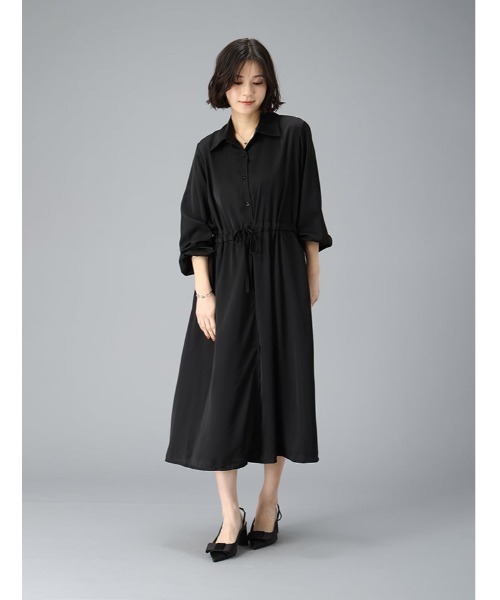 fifth（フィフス）の「ウエストマークノーブルワンピース（ワンピース・レディース・ネイビー/ブラック・M）」の3枚目の写真