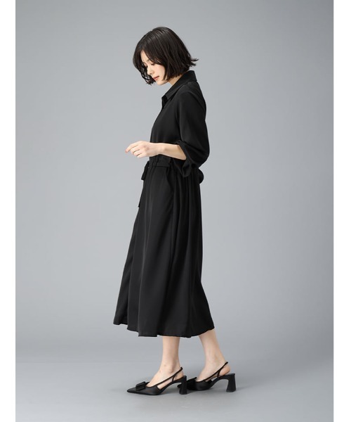 fifth（フィフス）の「ウエストマークノーブルワンピース（ワンピース・レディース・ネイビー/ブラック・M）」の5枚目の写真