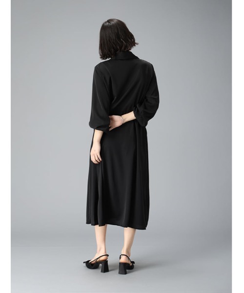 fifth（フィフス）の「ウエストマークノーブルワンピース（ワンピース・レディース・ネイビー/ブラック・M）」の6枚目の写真