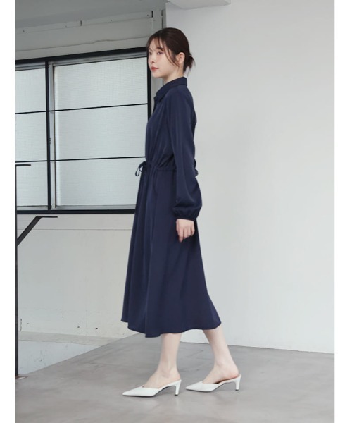 fifth（フィフス）の「ウエストマークノーブルワンピース（ワンピース・レディース・ネイビー/ブラック・M）」の17枚目の写真