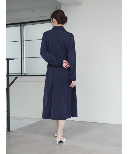 fifth（フィフス）の「ウエストマークノーブルワンピース（ワンピース・レディース・ネイビー/ブラック・M）」の18枚目の写真