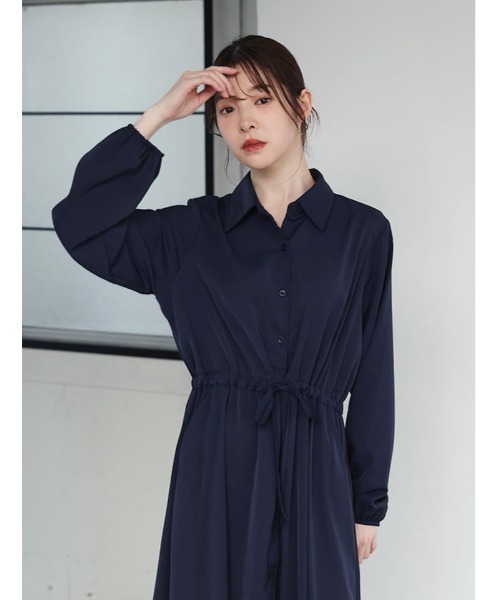 fifth（フィフス）の「ウエストマークノーブルワンピース（ワンピース・レディース・ネイビー/ブラック・M）」の21枚目の写真