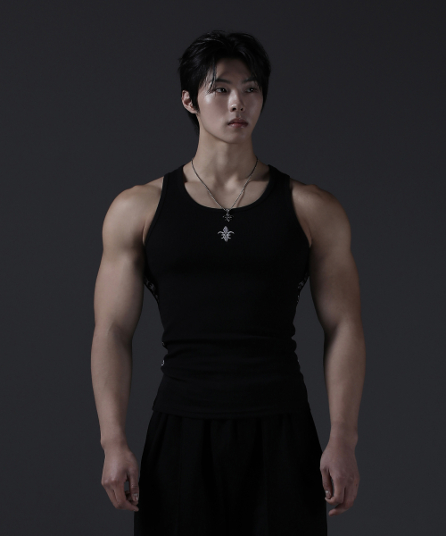 CARMID(カミド)の「ノーブルレタリングバンドマッスルフィットスリーブレス(Tシャツ/カットソー・メンズ・その他・1/2/3)」の5枚目の写真