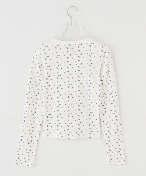 PULP/417EDIFICE(パルプフォーワンセブンエディフィス)の「P.A.M. / パークスアンドミニ CHIMERA POINTELLE CARDIGAN(カーディガン/ボレロ・レディース・ホワイト系その他・SMALL)」の2枚目の写真