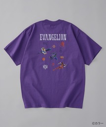 EVANGELION:95（エヴァンゲリオンキュウジュウゴ）の「【EVANGELION】ワンポイント刺繍 バックプリントTEE（ZOZO×エヴァンゲリオンコラボ）（Tシャツ/カットソー）」