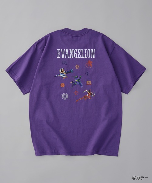 EVANGELION】ワンポイント刺繍 バックプリントTEE（ZOZO