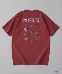 EVANGELION:95（エヴァンゲリオンキュウジュウゴ）の「【EVANGELION】ワンポイント刺繍 バックプリントTEE（ZOZO×エヴァンゲリオンコラボ）（Tシャツ/カットソー）」