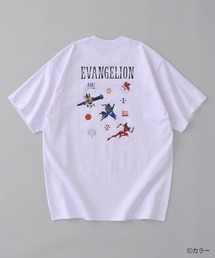 EVANGELION:95（エヴァンゲリオンキュウジュウゴ）の「【EVANGELION】ワンポイント刺繍 バックプリントTEE（ZOZO×エヴァンゲリオンコラボ）（Tシャツ/カットソー）」