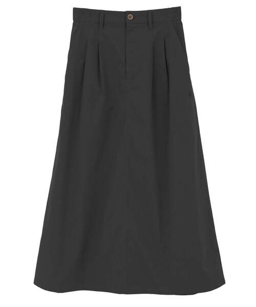 CONVERSE TOKYO(コンバーストウキョウ)の「MILITARY TUCK FLARE SKIRT(スカート・レディース・カーキ/ブラック・FREE)」の1枚目の写真
