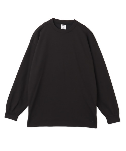 PUMA（プーマ）の「PUMA OVERSIZED LS TEE / プーマ ユニセックス オーバーサイズド ロングスリーブ Ｔ-シャツ（Tシャツ/カットソー・メンズ・ブラック/ベージュ/ブラウン/グリーン・XL/L/M/S）」の2枚目の写真
