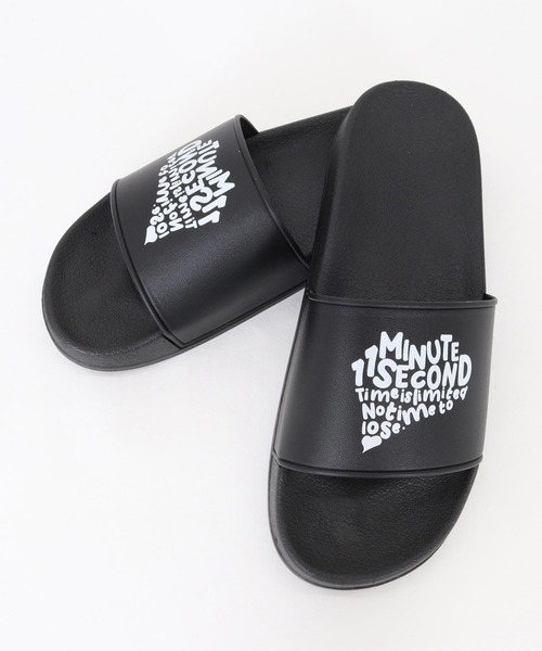 1minute 1second(ワンミニットワンセカンド)の「mko13404-shower sandals (PAVE heart) シャワーサンダル(1M26N370)(サンダル・メンズ・ホワイト/ブラック・XL/L/M/S)」の16枚目の写真