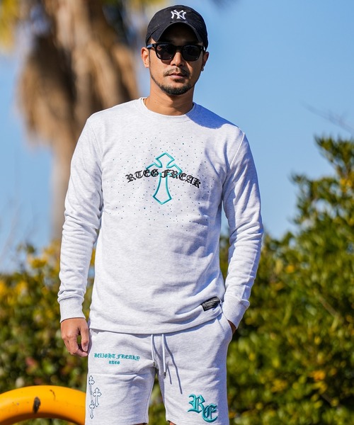 adamsJUGGLER(アダムスジャグラー)の「RTEG グロウクロスロンティー(Tシャツ/カットソー・メンズ・ブラック/グレー・XL/L/M/S)」の1枚目の写真