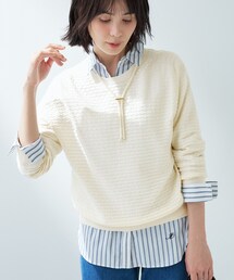 【洗える/無縫製】ジャカード編みニット