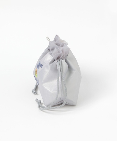 BAYFLOW（ベイフロー）の「[保冷・保温]リトルモカ保冷巾着（ポーチ・レディース・ホワイト/ライトグレー/ライトブルー・0）」の10枚目の写真
