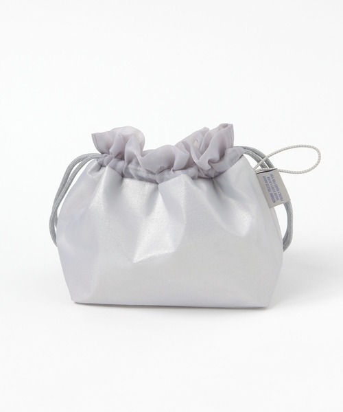 BAYFLOW（ベイフロー）の「[保冷・保温]リトルモカ保冷巾着（ポーチ・レディース・ホワイト/ライトグレー/ライトブルー・0）」の11枚目の写真