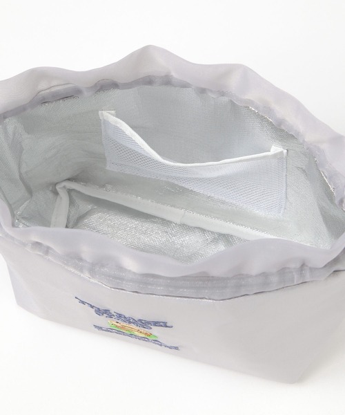 BAYFLOW（ベイフロー）の「[保冷・保温]リトルモカ保冷巾着（ポーチ・レディース・ホワイト/ライトグレー/ライトブルー・0）」の16枚目の写真